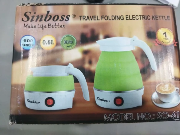 Sinboss travel folding electric kettle