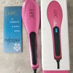 Europe Lot Imported LUV Ceramic professional hair straightener Brush