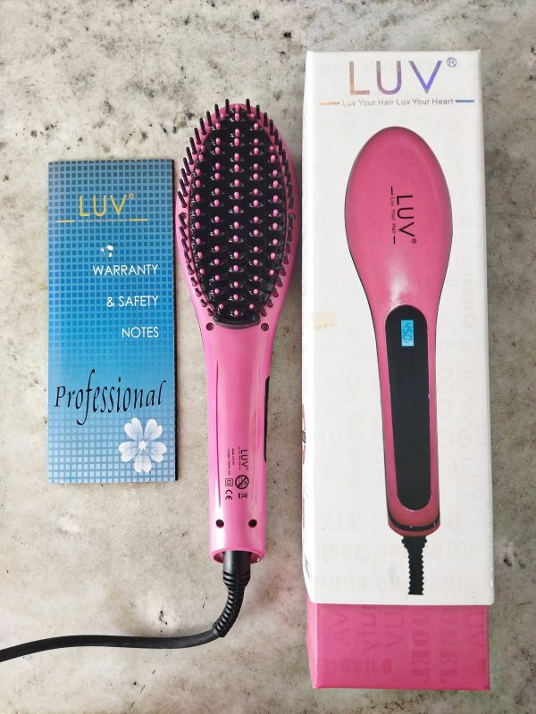 Europe Lot Imported LUV Ceramic professional hair straightener Brush - Image 2