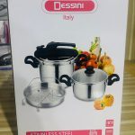 Lot Imported DESSINI ITALY 3 in 1 pressure cooker set (5+7L)