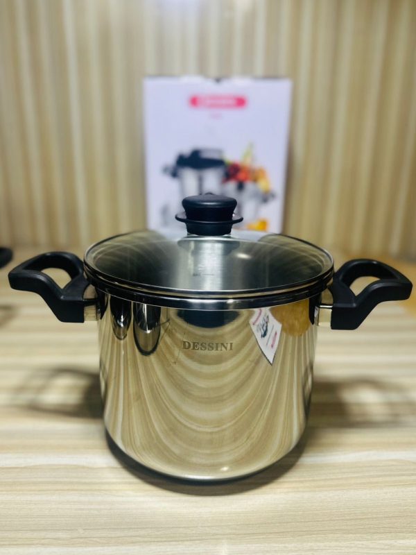 Lot Imported DESSINI ITALY 3 in 1 pressure cooker set (5+7L) - Image 2