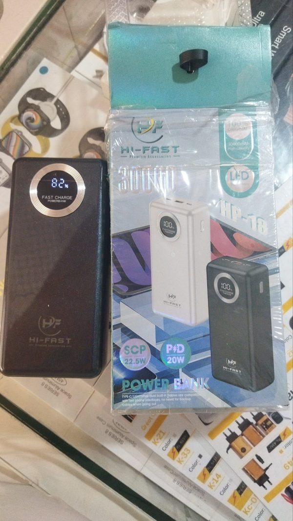 Lot imported 120 watt 30000 mah battery super fast power bank