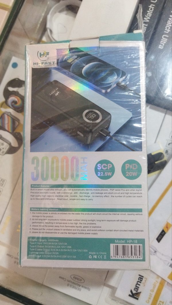 Lot imported 120 watt 30000 mah battery super fast power bank - Image 2