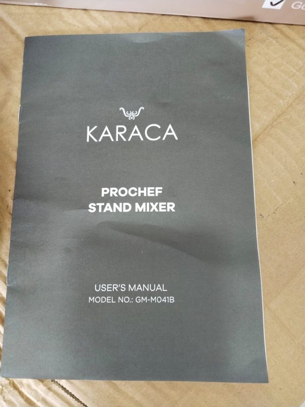 Atta Machine Lot Imported KARACA Prochef Stand Mixer (6.5L) (1600W) - Image 3