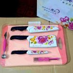 6 in 1 Kitchen Knives Set With Cutting Board