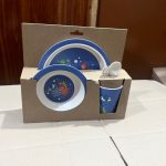 Bamboo Fibres Baby Feeding Set