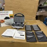 CZECH REPUBLIC LOT IMPORTED SENCOR 3 IN 1 SANDWHICH MAKER