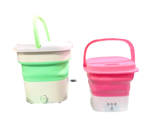 Lot imported 2 different size foldable washing machines 15liter and 5 liter