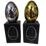 Lot imported mini egg shaped 6 person tea set