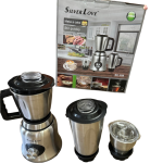 Lot imported Silver love 3 in 1 stainless steel electric blender