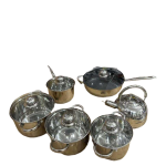 mh 14 pieces stainless steel cookware set
