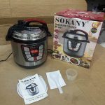 sokany Pressure Cooker Stainless Steel Multi 6L Capacity