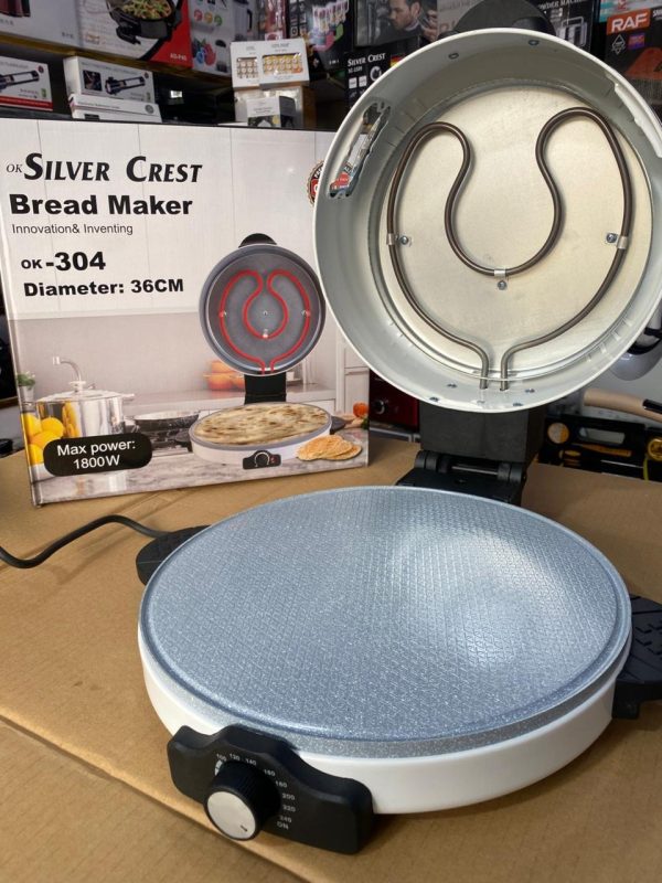 silver crest Bread Roti Maker – 36CM | 1800W - Image 2