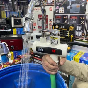 Instant electric water heater faucet
