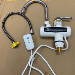 Electric instant geyser hot water tap for sink or basin