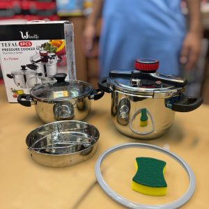 Tefal 3 in 1 pressure cooker set 7+5 L